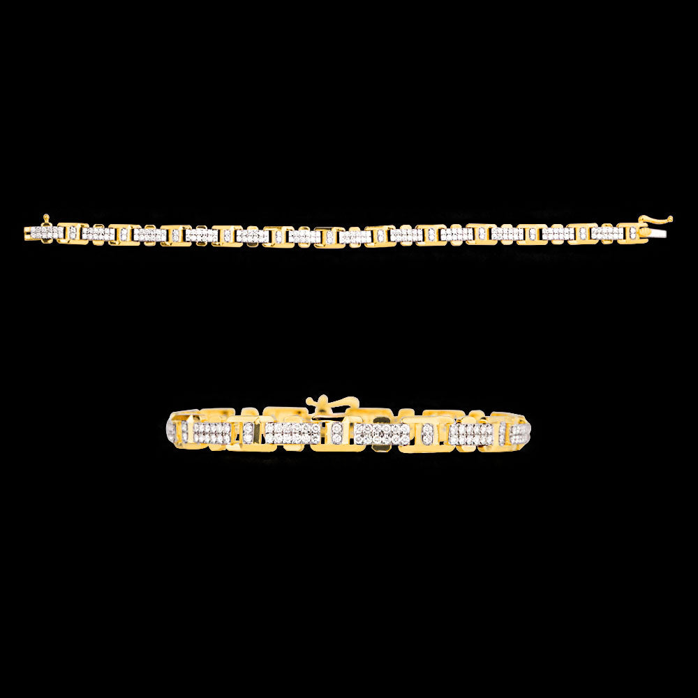 18K Yellow Gold Diamond Jewellery - 2.654ct VVS-VS-GH