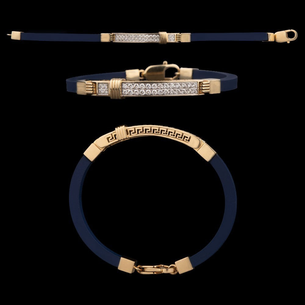 14K Yellow Gold Diamond Bracelet - 0.7ct SI-IJ