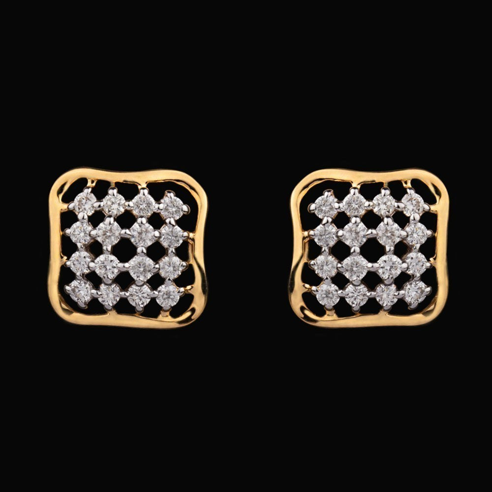 14K Yellow Gold Diamond Earrings - 0.29ct VVS-VS-HI