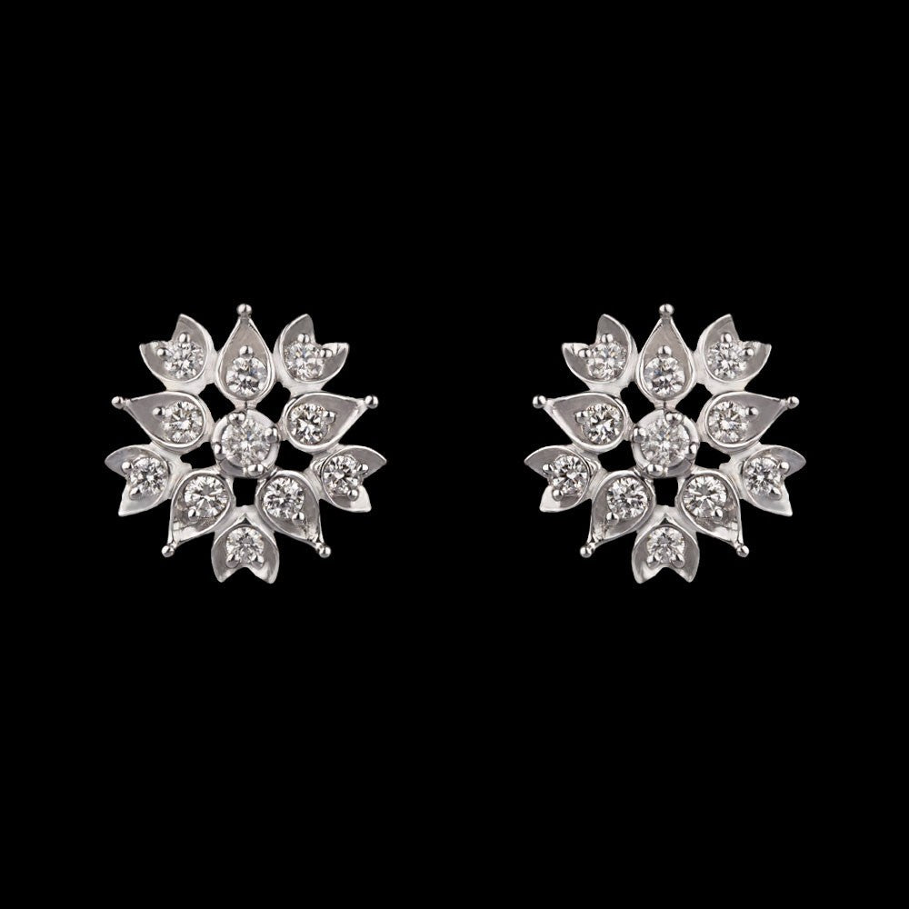 14K Rose Gold Diamond Earrings - 0.43ct VS-GH