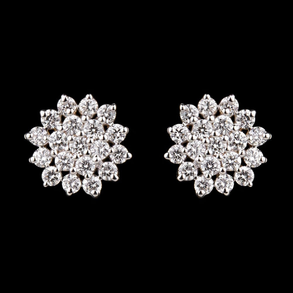 18K Yellow Gold Diamond Earrings - 0.45ct VS-GH
