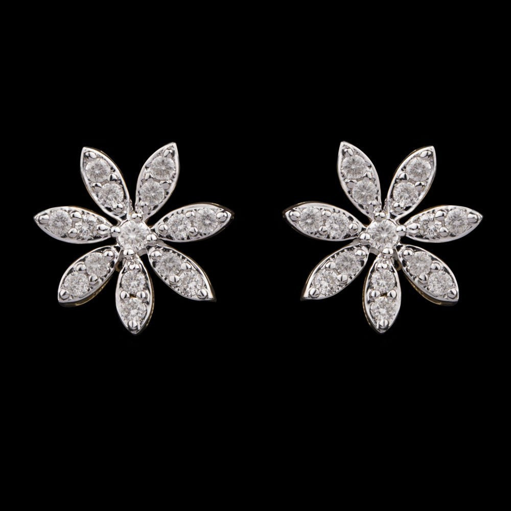14K Yellow Gold Diamond Earrings - 0.33ct VVS-VS-HI