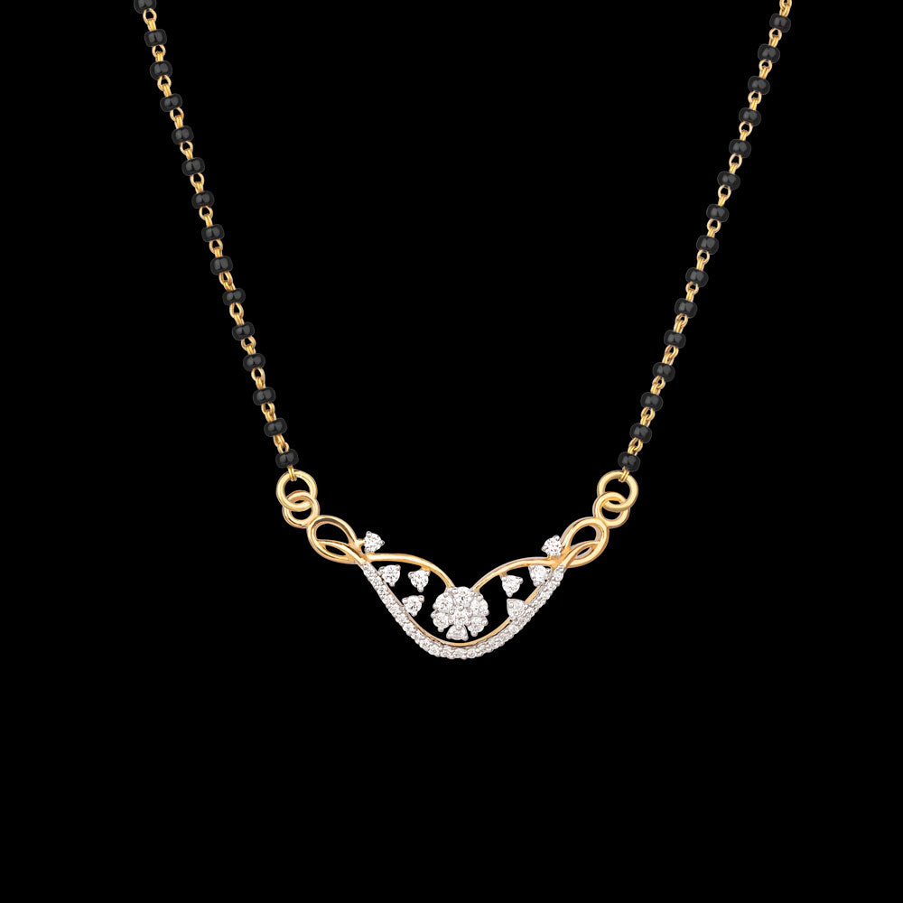 18K Yellow Gold Diamond Tanmaniya - 0.38ct VVS-EF