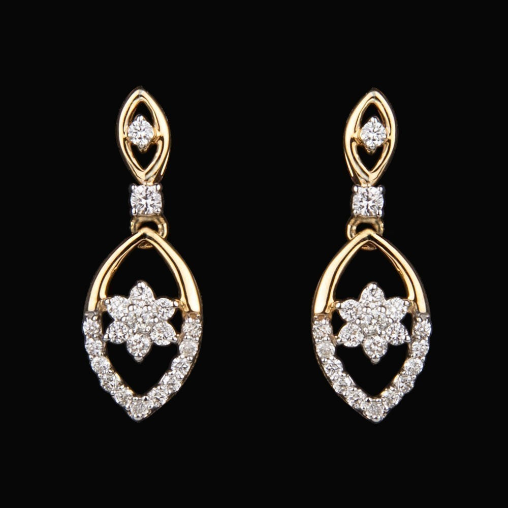 14K Rose Gold Diamond Earrings - 0.25ct SI-IJ