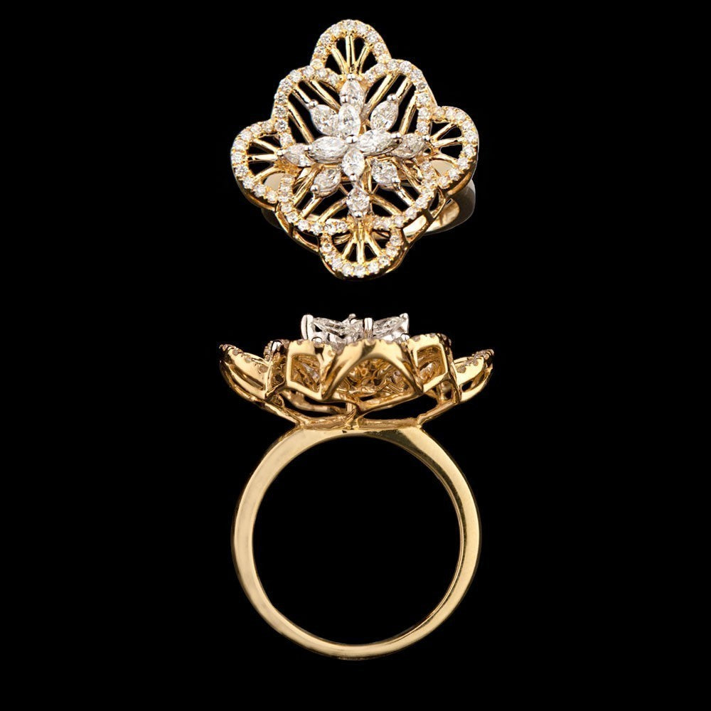14K Yellow Gold Diamond Ring - 1.23ct SI-GHI