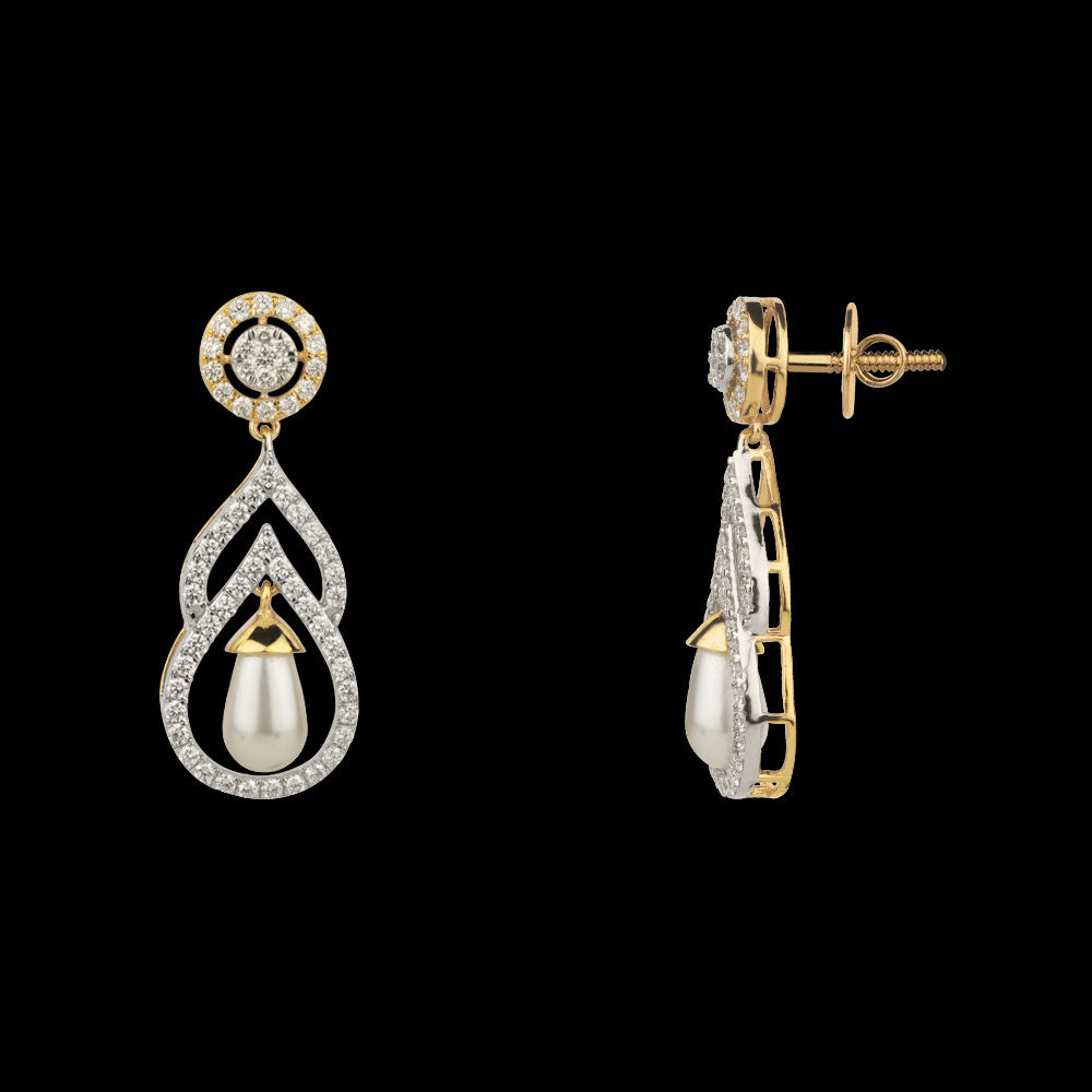 18K Yellow Gold Diamond Jewellery - 1.57ct VVS-VS-GH with Colour Stones