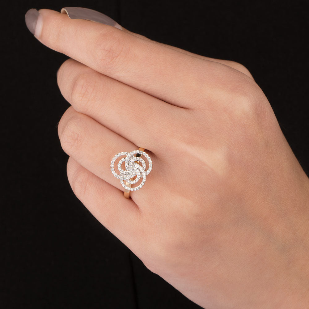 18K Yellow Gold Diamond Ring - 0.341ct VS-SI-FG