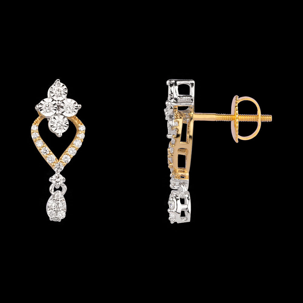 14K Rose Gold Diamond Jewellery - 0.34ct VVS-VS-GH