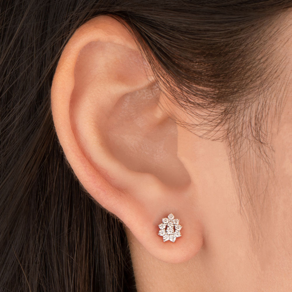 14K Yellow Gold Diamond Earrings - 0.25ct VS-SI-HI