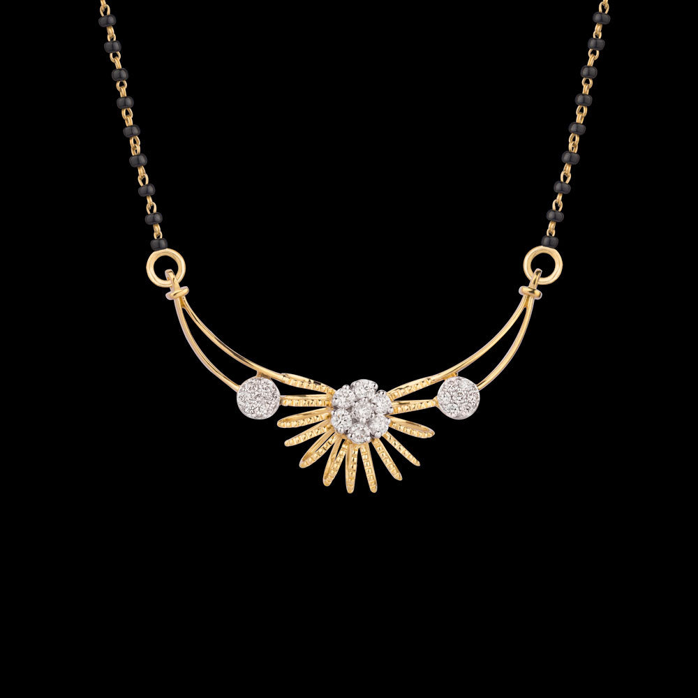 18K Yellow Gold Diamond Tanmaniya - 0.374ct VVS-VS-HI