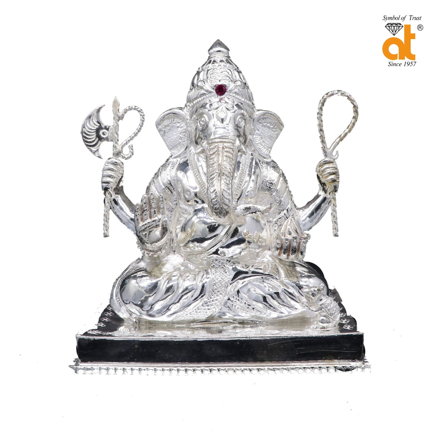 Silver Lord Ganesh Murti