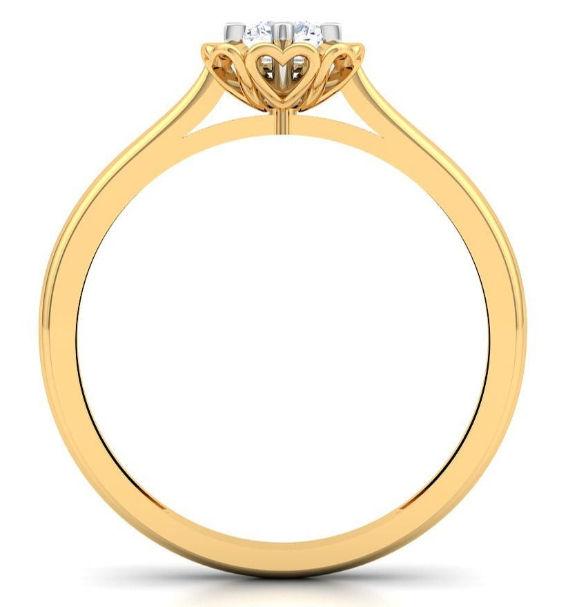 1 CT Round Cut Diamond 925 Sterling Silver Promise Solitaire Ring Gift For Her