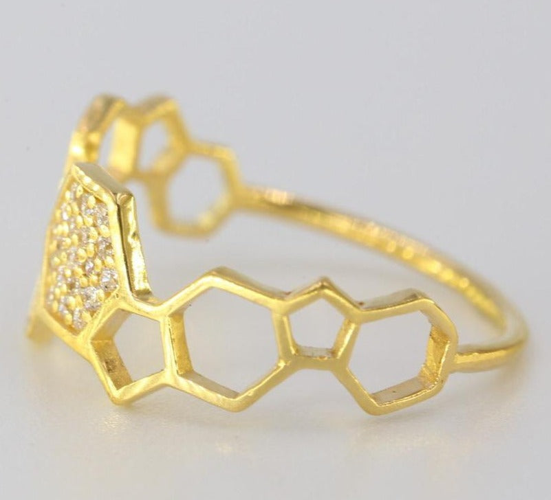 0.04 CT 925 Sterling Silver Round Cut Diamond Women Wedding Ring