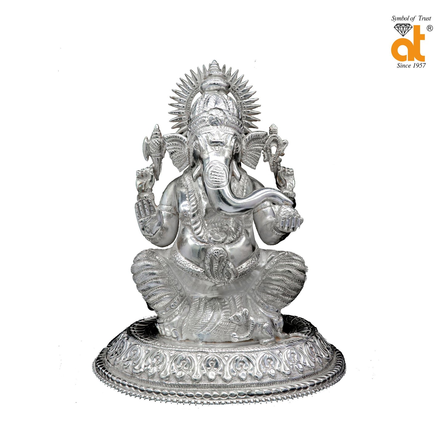 Silver Lord Shree Ganesh Idol