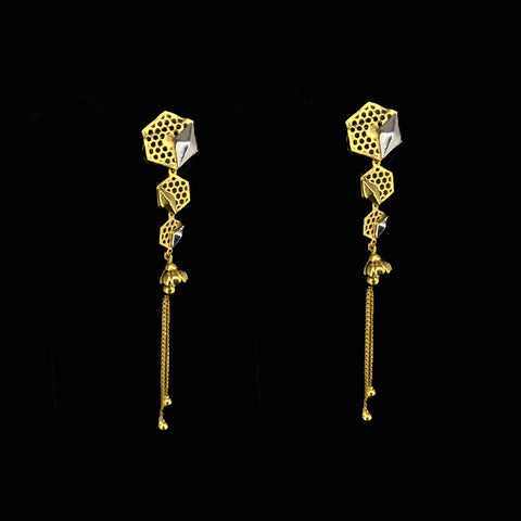 Light weight Traditional 22K Gold  earrings