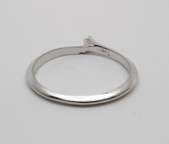 0.15 CT Round Cut Diamond 925 Sterling Silver Unisex Solitaire Promise Ring Gift For Her