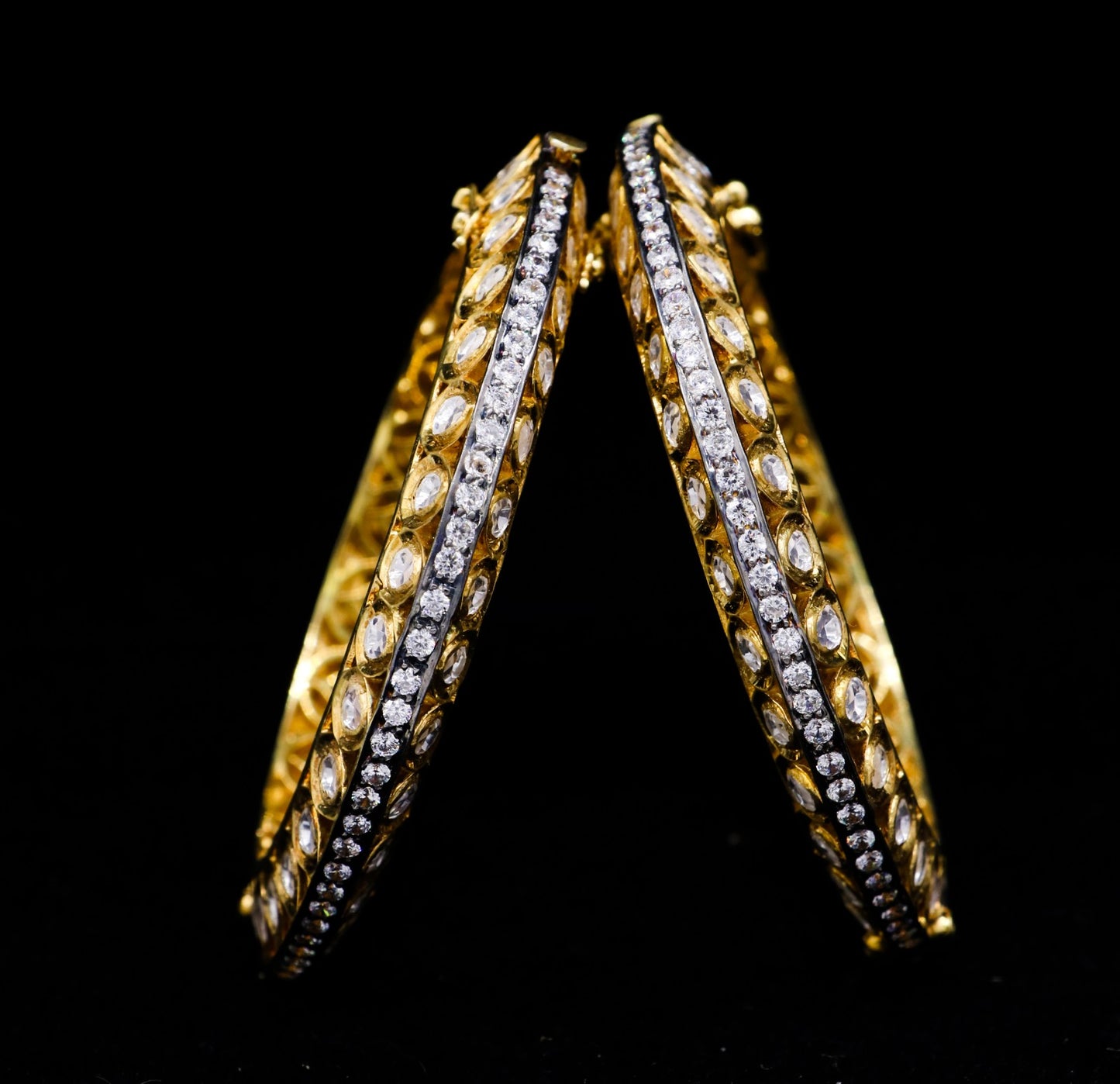 Triveni Sterling Silver Bangles