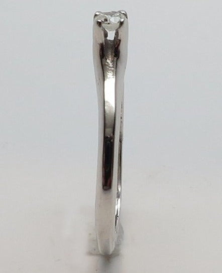 1 CT Round Cut Diamond 925 Sterling Silver Unisex Solitaire Engagement Ring