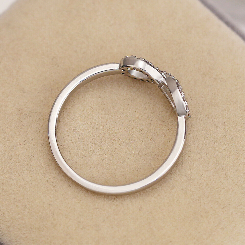 0.50 Round Cut White Sapphire 925 Sterling Silver Wedding Women Ring