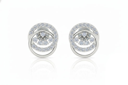 TOPS | 9K Gold | IGI Certified Real Diamond | BIS Hallmarked | for Women | Modern Classic | Festive & Everyday Styling