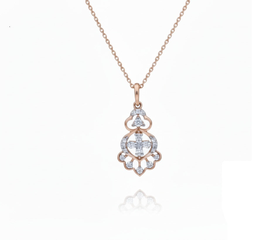 SET | 9K Gold | IGI Certified Real Diamond | BIS Hallmarked | Women’s Set | Versatile Gift Choice | Birthday & Anniversary Gift