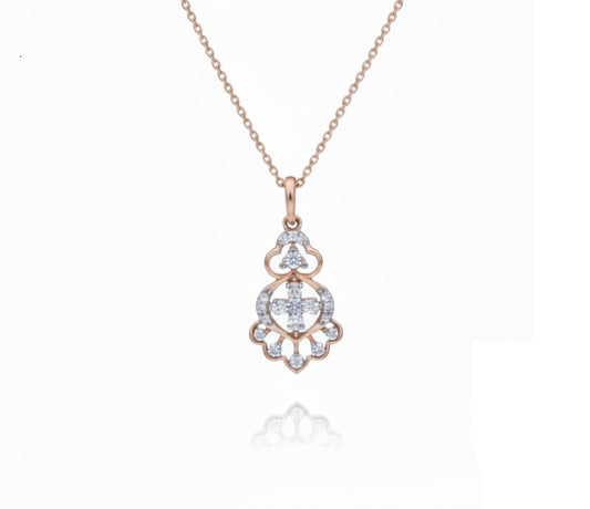 SET | 9K Gold | IGI Certified Real Diamond | BIS Hallmarked | Women’s Set | Versatile Gift Choice | Birthday & Anniversary Gift