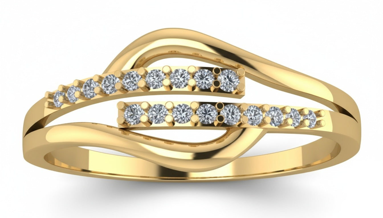 RING | 9K Gold | IGI Certified Real Diamond | BIS Hallmarked | for Her | Everyday Luxury | Anniversary & Special Occasions