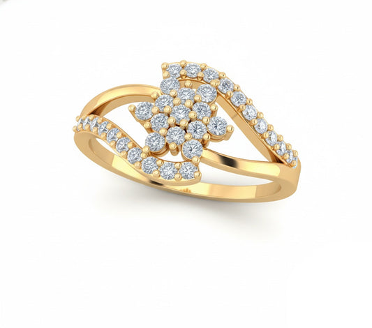 RING | 9K Gold | IGI Certified Real Diamond | BIS Hallmarked | for Her | Versatile Gift Choice | Anniversary & Special Occasions