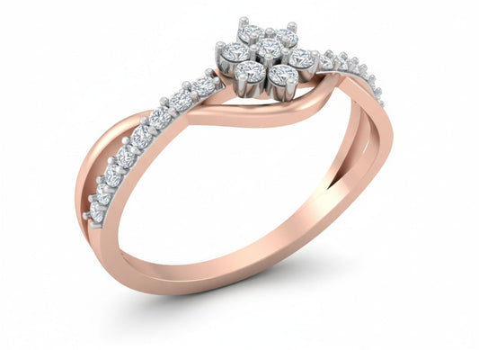 RING | 9K Gold | IGI Certified Real Diamond | BIS Hallmarked | for Women | Versatile Gift Choice | Birthday & Anniversary Gift