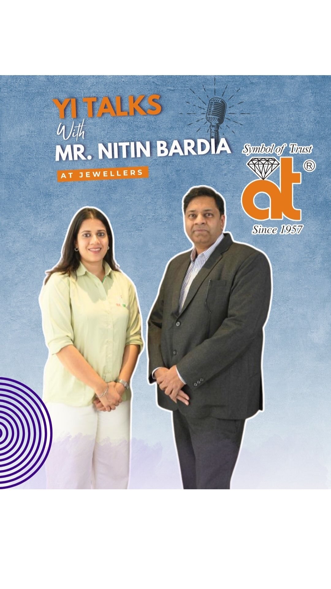 Load video: Yi Talks special episode: Nitin Bardia of Anopchand Tilokchand Jewellers in conversation with Kritika Nathani about the AT Palace brand legacy