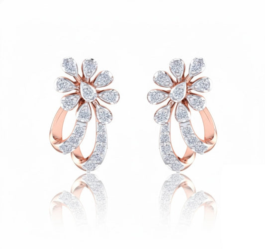 TOPS | 9K Gold | IGI Certified Real Diamond | BIS Hallmarked | for Her | Elegant Daily Wear | Valentine’s & Celebrations