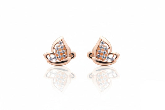 TOPS | 9K Gold | IGI Certified Real Diamond | BIS Hallmarked | for Women | Minimal Designer Piece | Festive & Everyday Styling