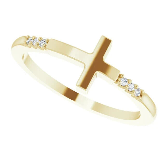 Beautiful rare ring old 18kt Yellow Gold Cross Ring : r/jewelry