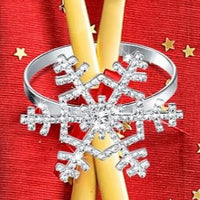 1 Ct Round Cut Diamond 14K White Gold Over Christmas Holder Promise Ring 925 Sterling Silver