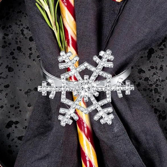 1 Ct Round Cut Diamond 14K White Gold Over Christmas Holder Promise Ring 925 Sterling Silver