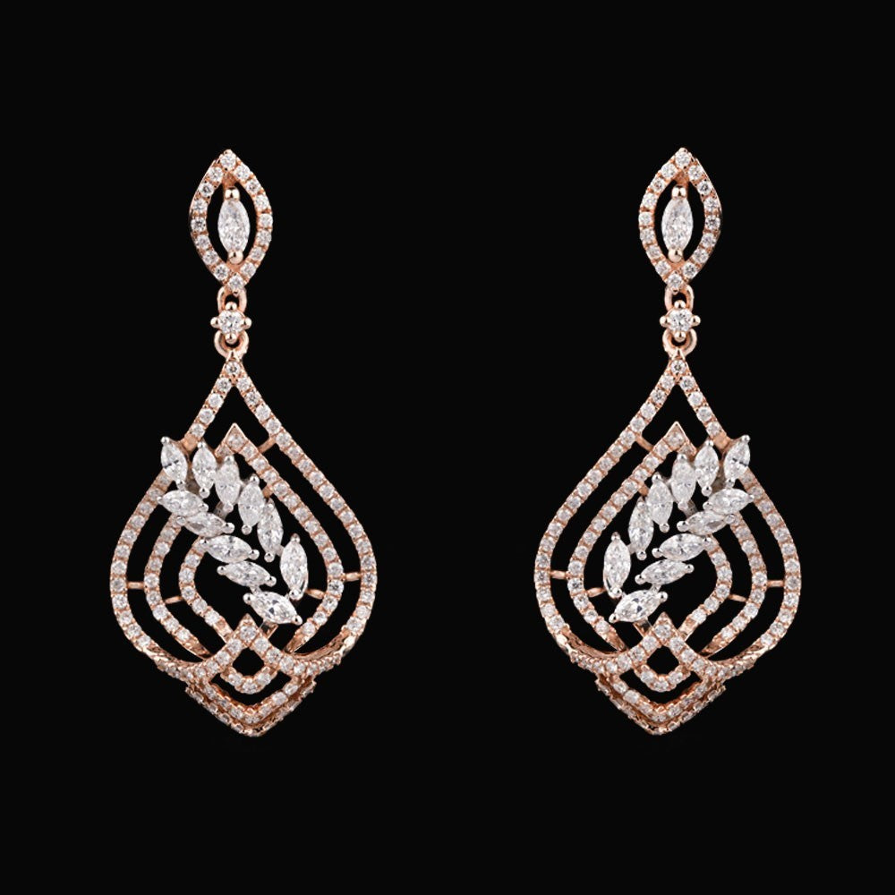 18K Rose Gold Diamond Jewellery - 1.24ct VS-SI-FG