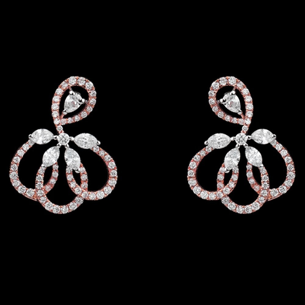 18K Rose Gold Diamond Jewellery - 0.86ct VS-SI-FG