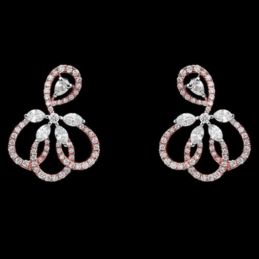 18K Rose Gold Diamond Jewellery - 0.86ct VS-SI-FG