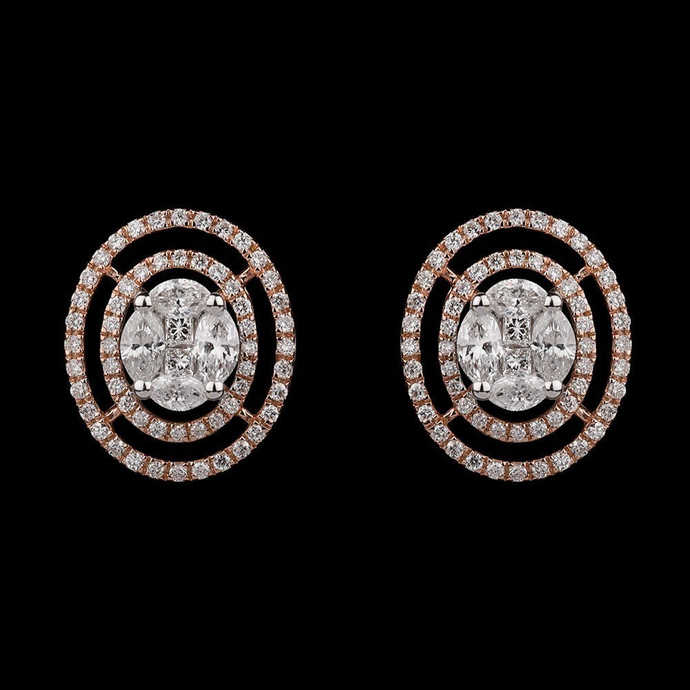 18K Rose Gold Diamond Jewellery - 0.85ct VS-FG