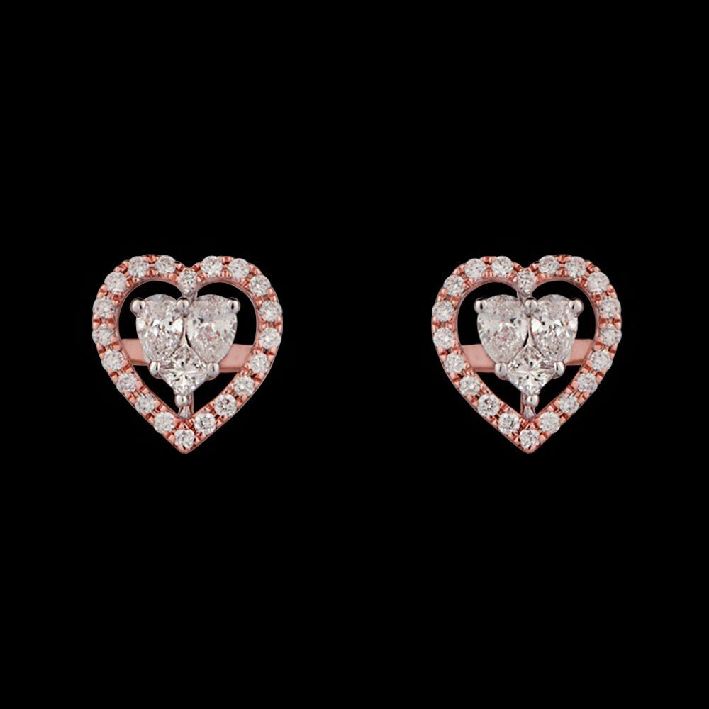 14K Rose Gold Diamond Jewellery - 0.46ct VS-FG