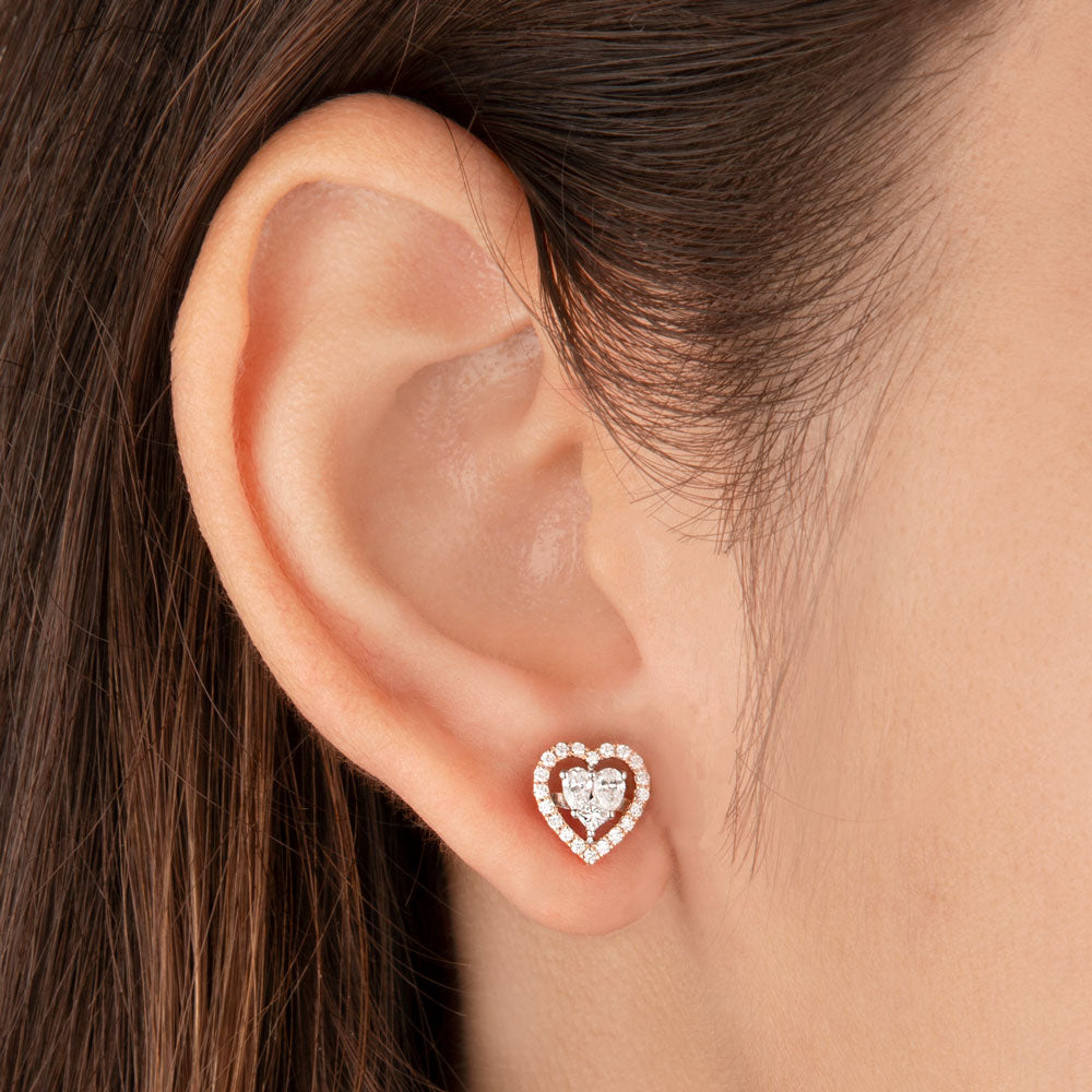 14K Rose Gold Diamond Jewellery - 0.46ct VS-FG