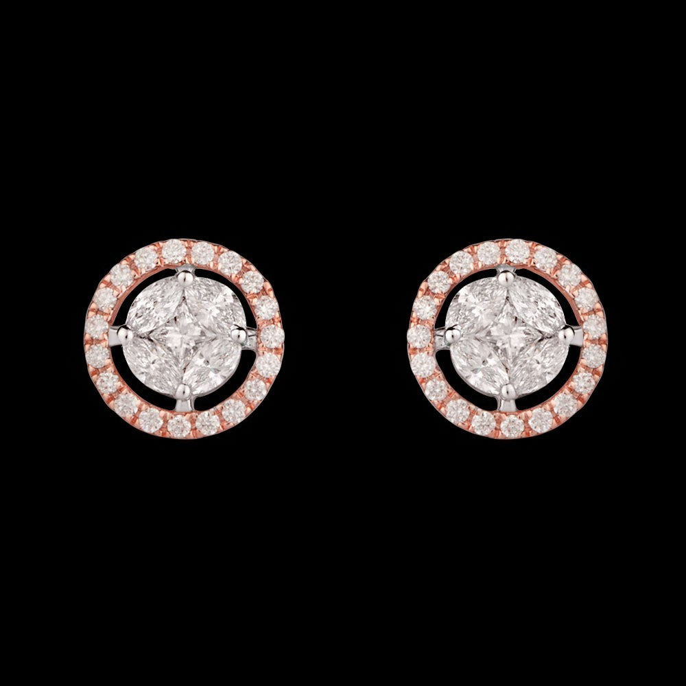 14K Rose Gold Diamond Jewellery - 0.52ct VS-FG