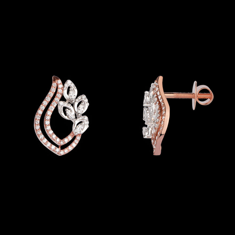 14K Rose Gold Diamond Jewellery - 0.83ct VS-FG