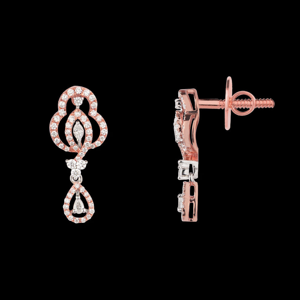 14K Rose Gold Diamond Jewellery - 0.64ct VS-FG