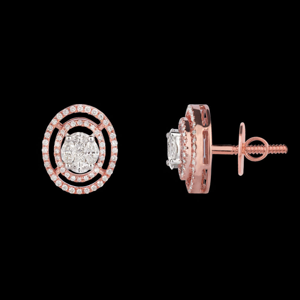 14K Rose Gold Diamond Jewellery - 0.8ct VS-SI-FG
