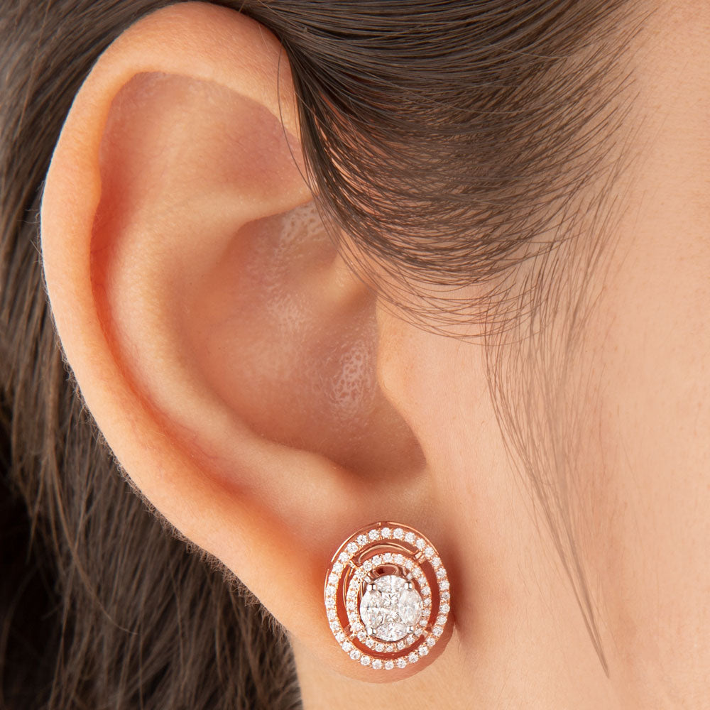 14K Rose Gold Diamond Jewellery - 0.8ct VS-SI-FG