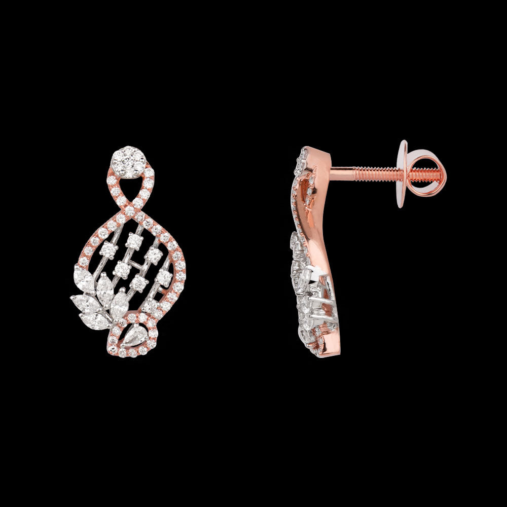 14K Rose Gold Diamond Jewellery - 1.03ct VS-FG