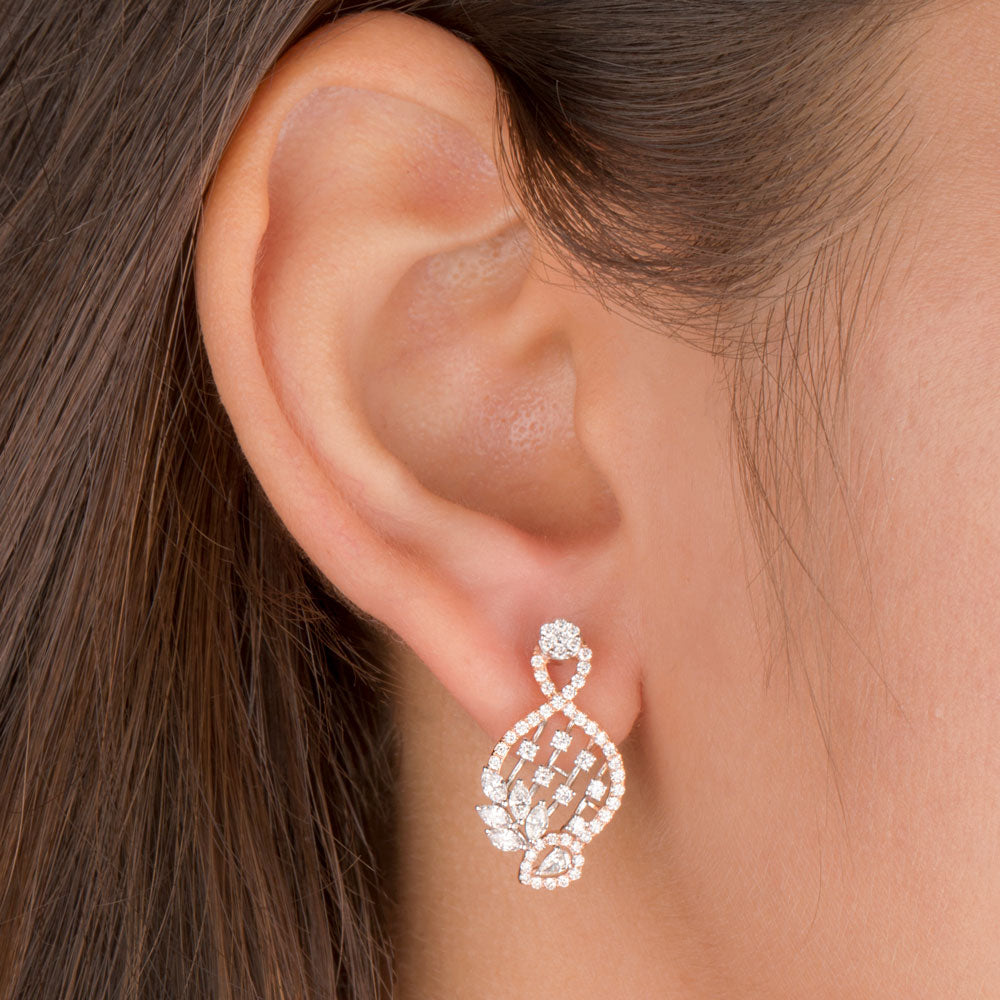 14K Rose Gold Diamond Jewellery - 1.03ct VS-FG
