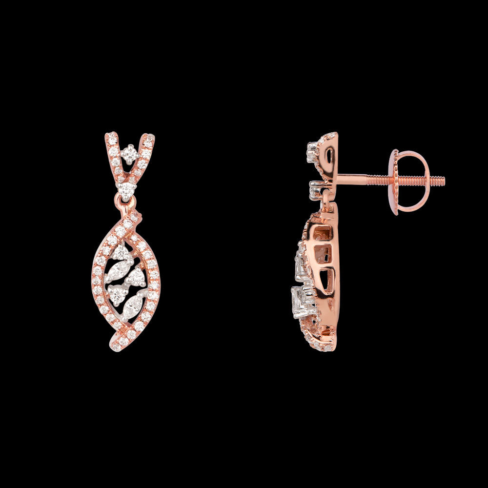 14K Rose Gold Diamond Jewellery - 0.59ct VS-FG