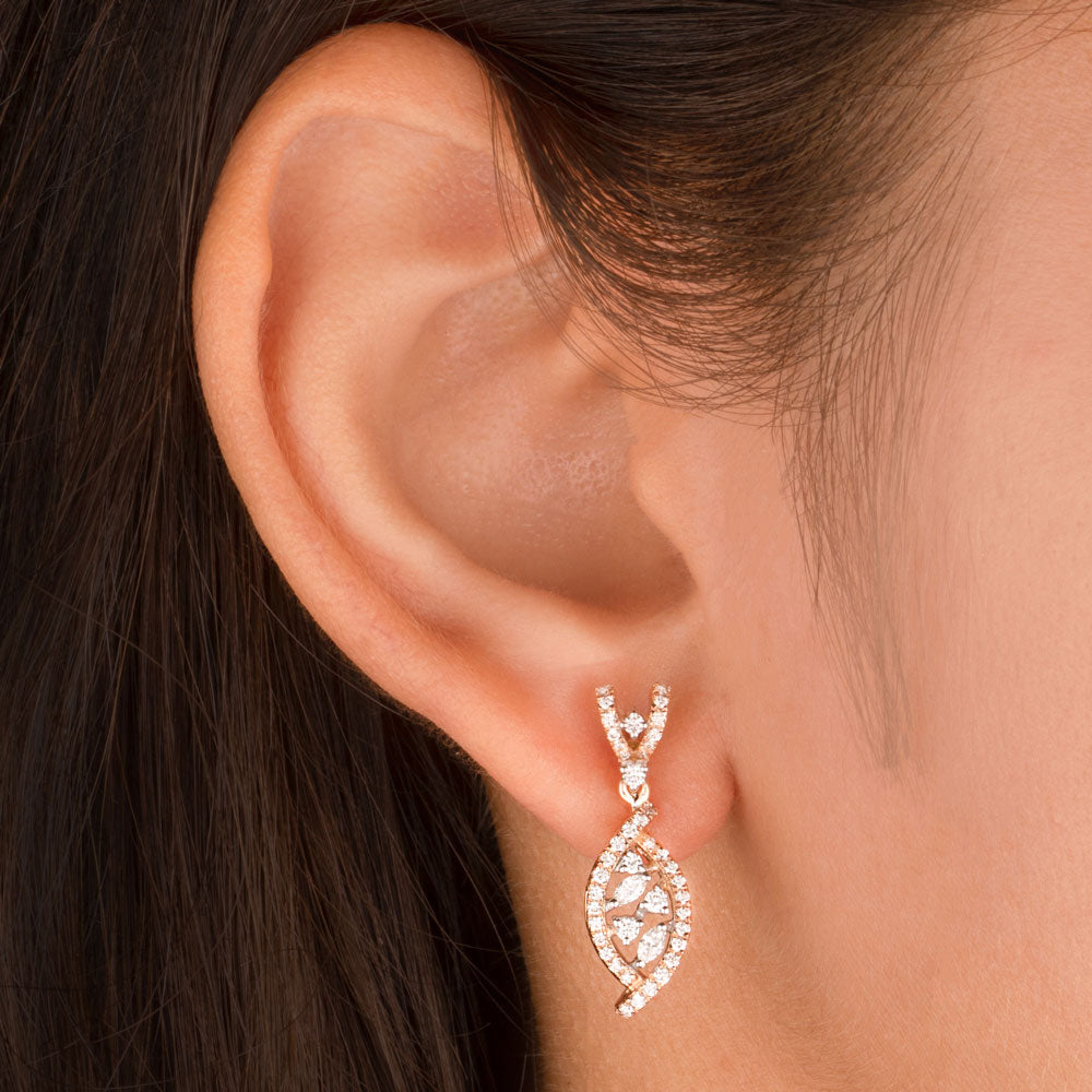 14K Rose Gold Diamond Jewellery - 0.59ct VS-FG